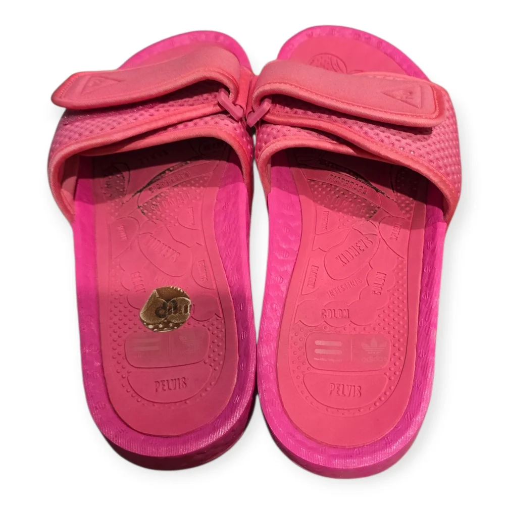 Adidas X Pharrell Williams Pink Chancleta HU Boost Slide Sandal Men’s Size‎ 8